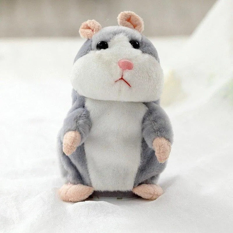 16cm Lovely Talking Hamster Speak Talk Sound Record Repeat Stuffed Plush Animal Kawaii Hamster Toys