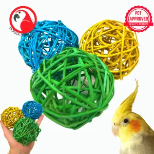 2521 Pk3 Huge 3" Colored Vine Ball