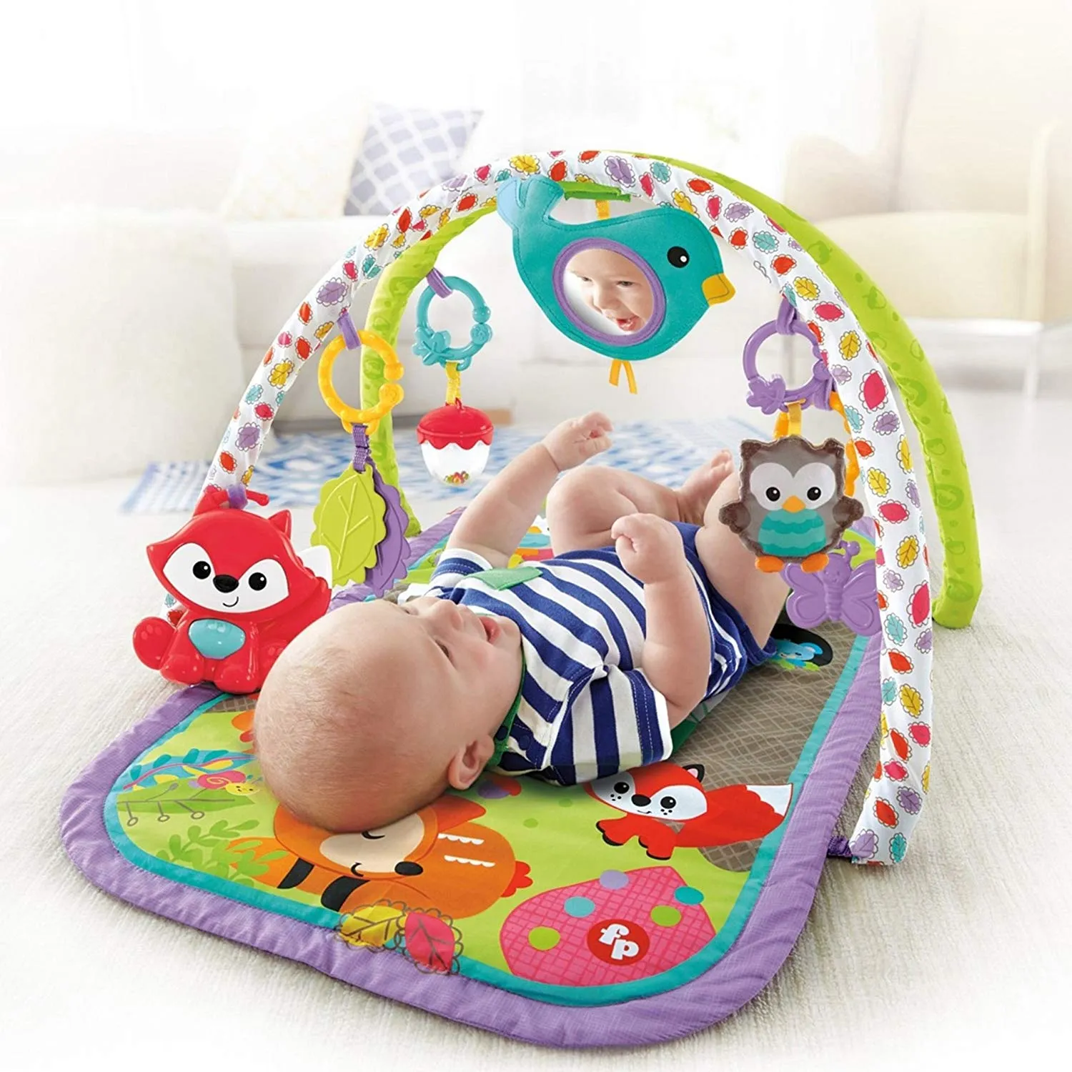 3-in-1 Musical Activity Gym, Woodland Friends