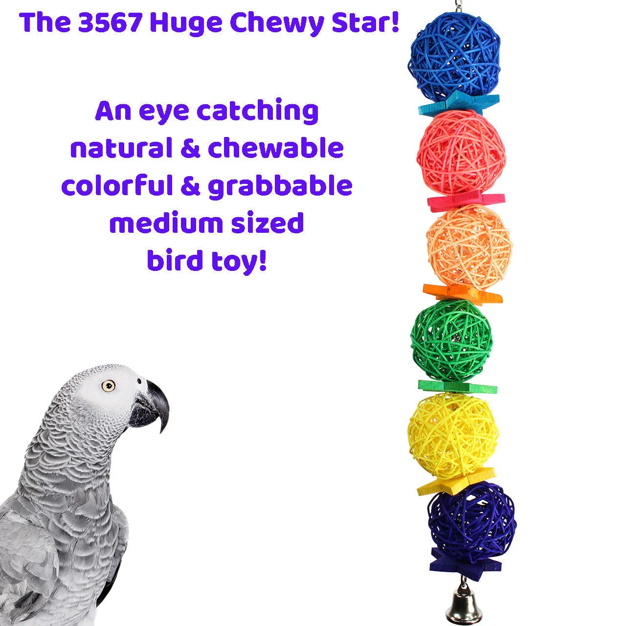 3567 Huge Foraging Chewy Star