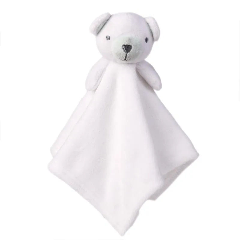 Baby Plush Stuffed Toys Cartoon Bear Bunny Soothe Appease Towel Appease Doll For Newborn Soft Comforting Towel Sleeping Toy Gift