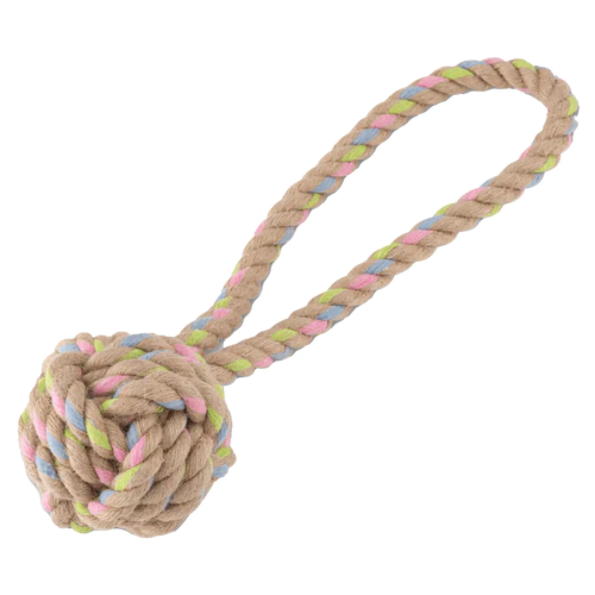 Beco Hemp Rope Swing Ball Toy for Dogs