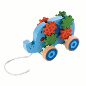 Birchwood Trading - Elephant Gear Pull Toy