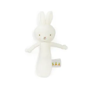 Bunnies By The Bay Friendly Chime Rattle - White Bunny