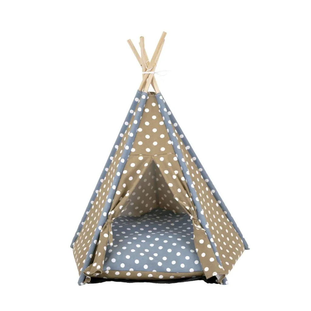 Camping Style Tent Sand&White