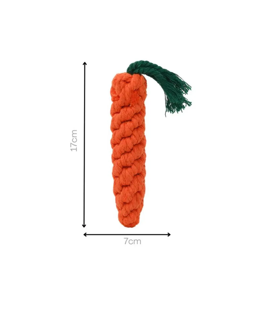 Carrot Rope Dog Toy