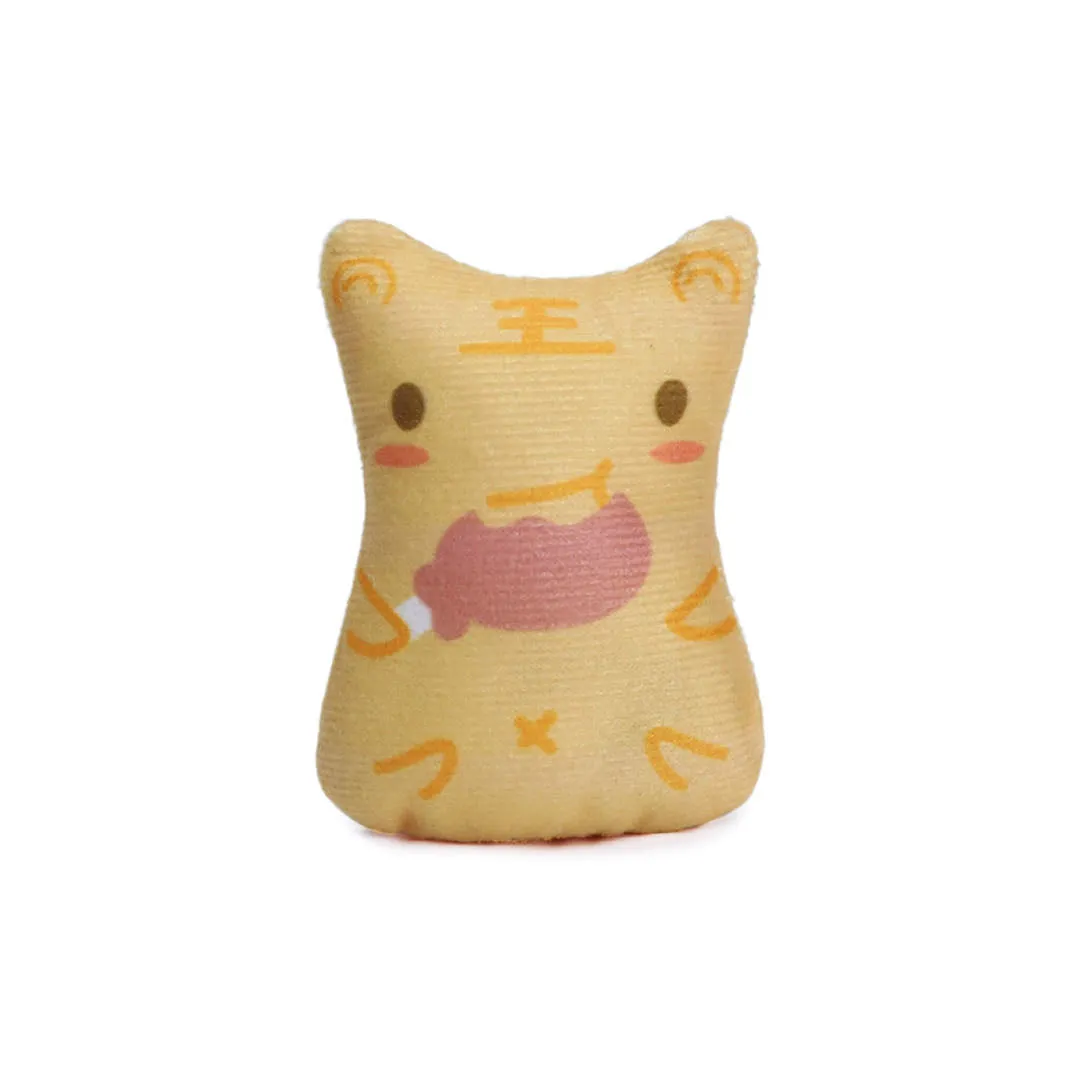 Cartoon Cat Chewing Toy With Catnip Cat Toys