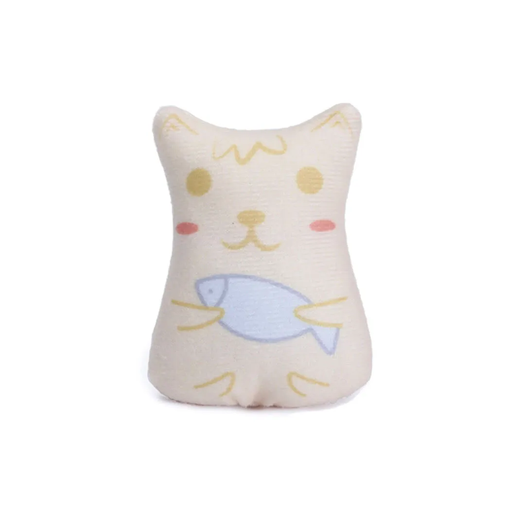 Cartoon Cat Chewing Toy With Catnip Cat Toys