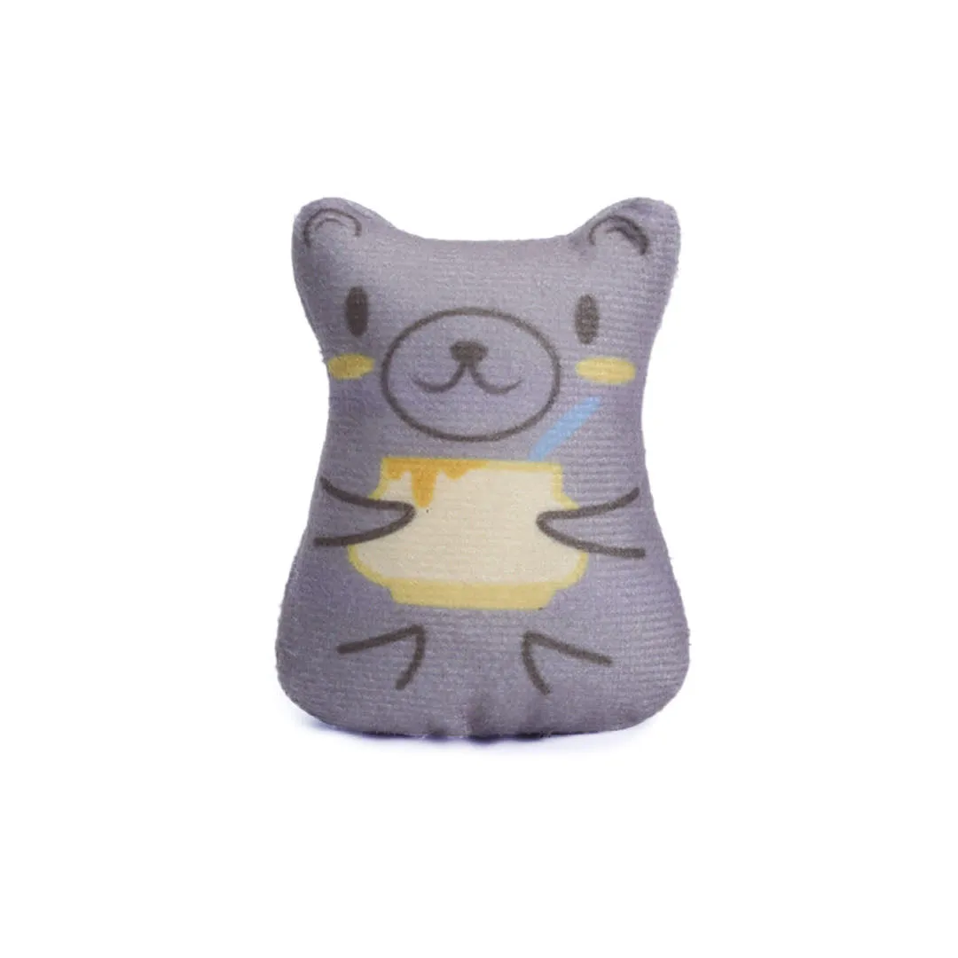 Cartoon Cat Chewing Toy With Catnip Cat Toys