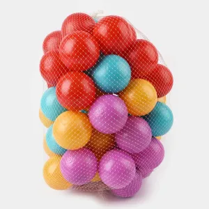 Colorful Plastic Balls Soft Kids Play Ball | 50PCs