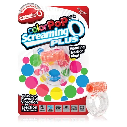 Colorful Vibrating Ring for Couples - Screaming O PLUS Adventure Pack