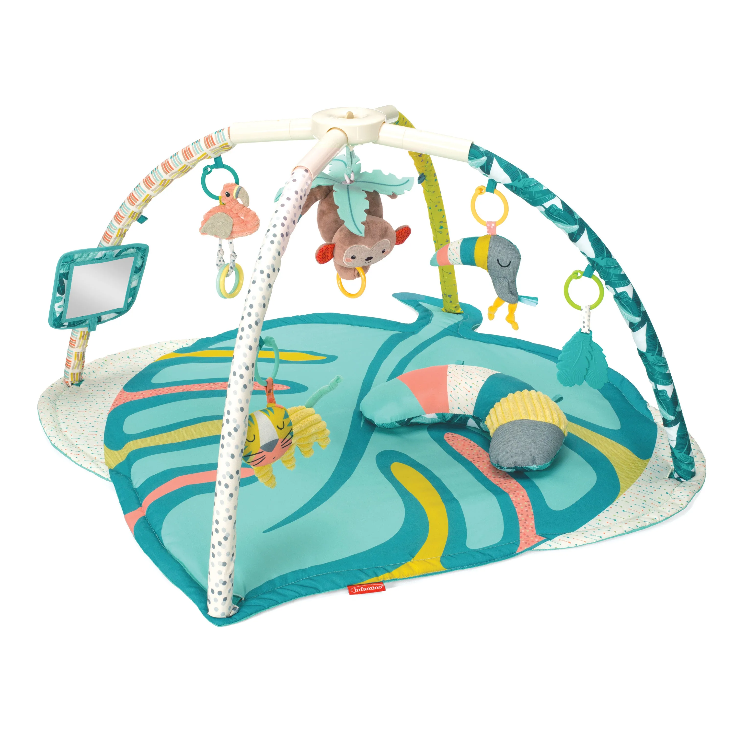 Deluxe Twist & Fold Activity Gym & Play Mat™ Tropical