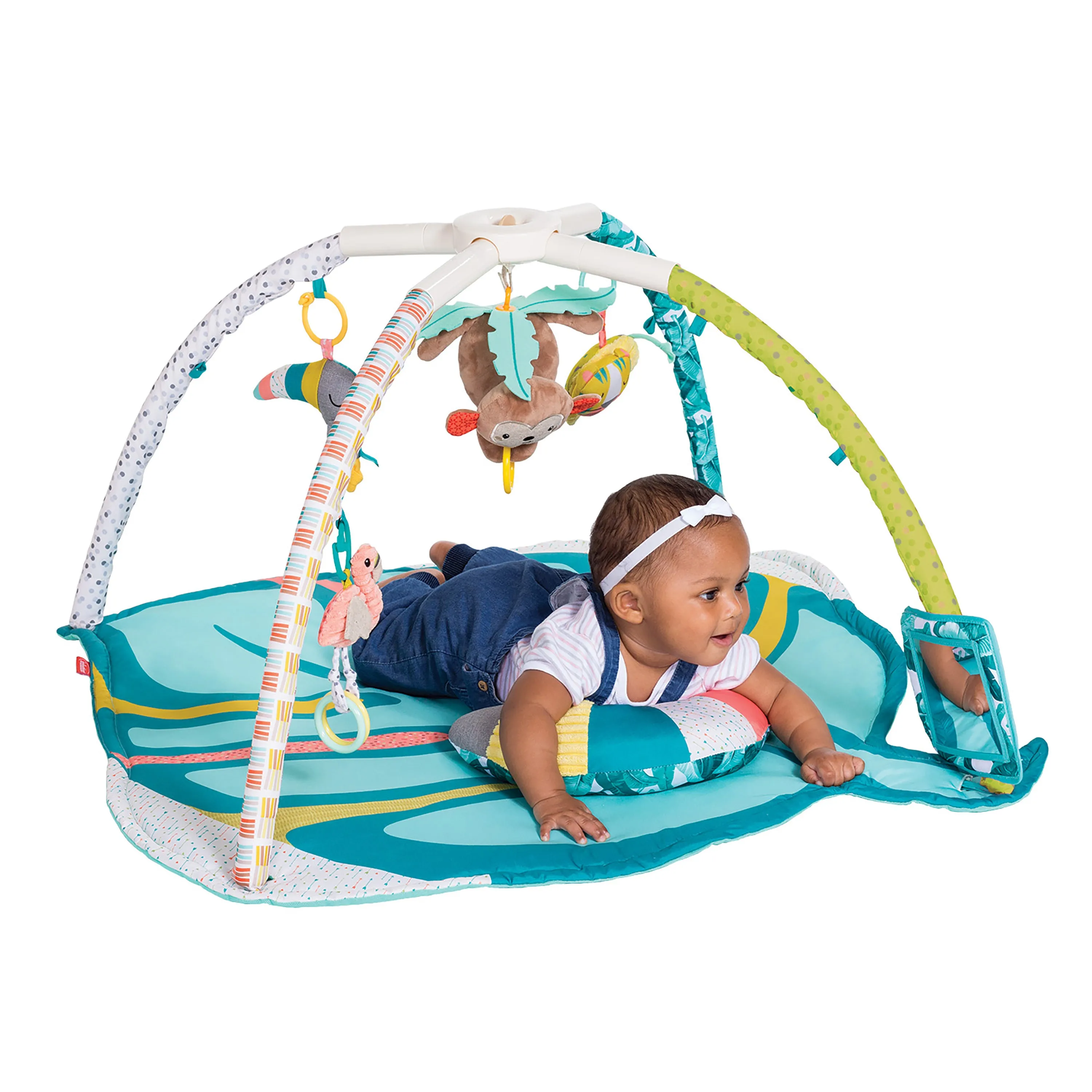 Deluxe Twist & Fold Activity Gym & Play Mat™ Tropical