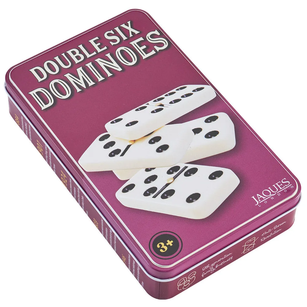 Double Six Dominoes - Dominoes Set in Tin Box