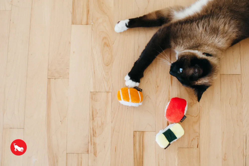 Feline Frenzy, Cat Toy set: Sassy Sushi