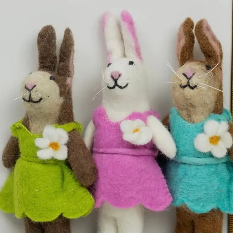 Felted Bunny Doll