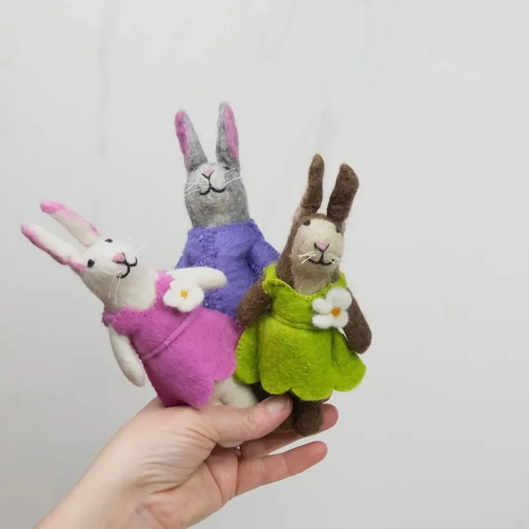 Felted Bunny Doll