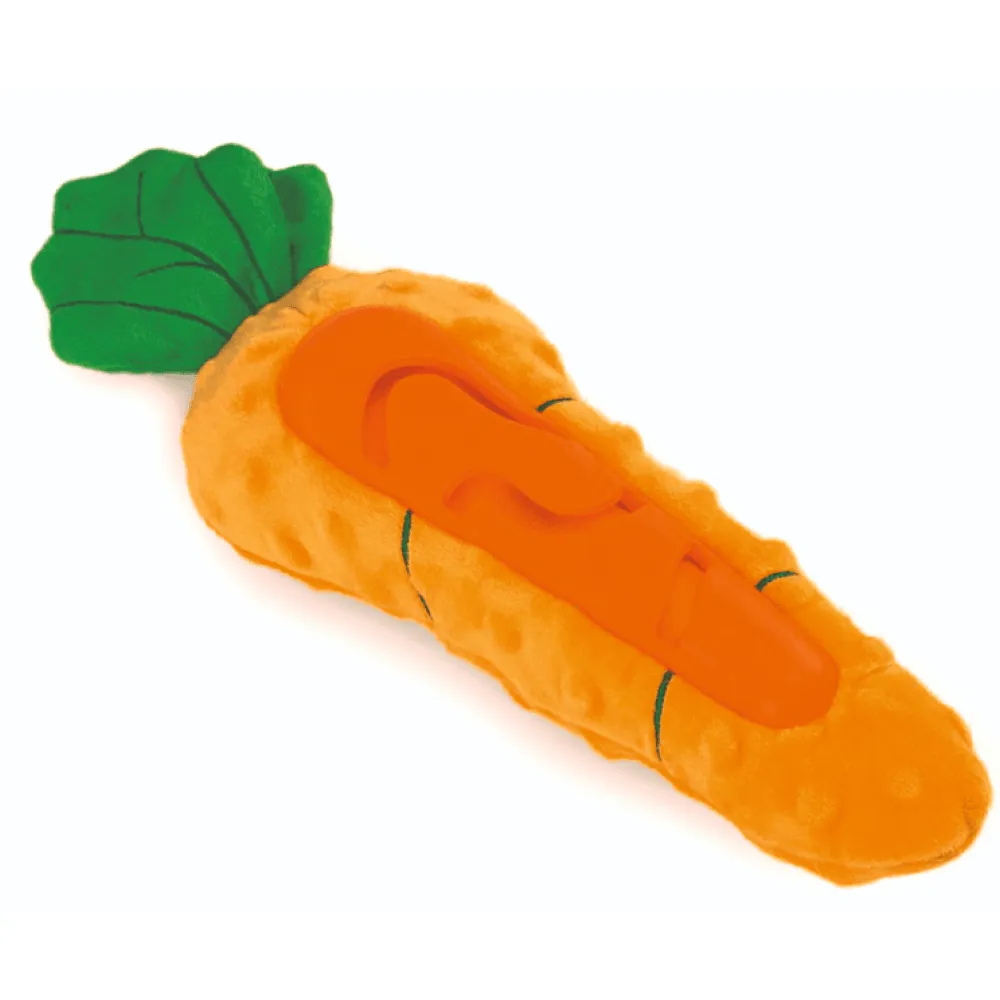 Fofos Carrot Treat Toy for Dogs (Orange)