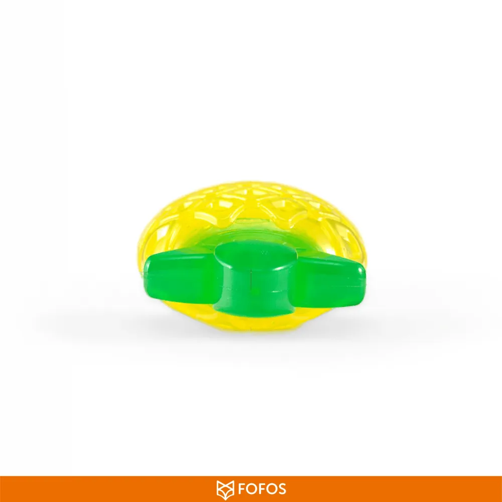 Fofos Jelly Pineapple Squeaky Chew Toy for Dogs