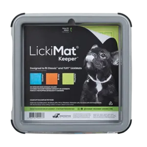 Innovative Pet Products Lickimat Indoor Keeper Gray