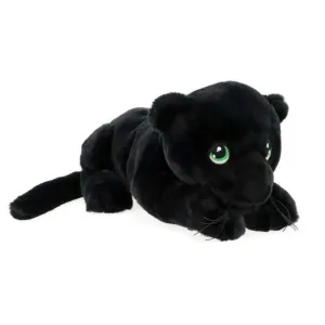 Keeleco 35cm Black Jungle Cat Soft Toy