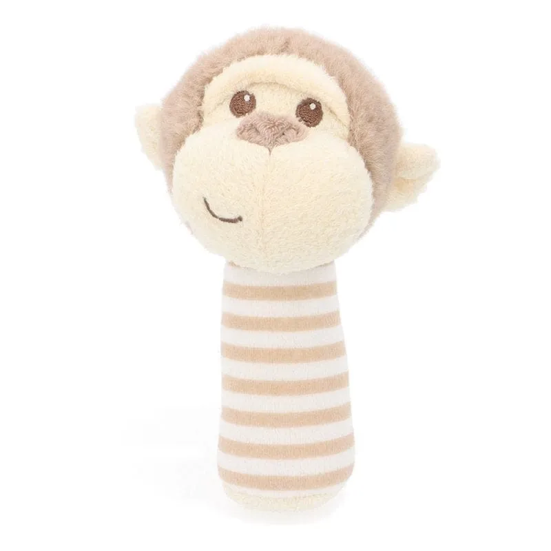 Keeleco Marcel Monkey Stick Rattle - 14cm