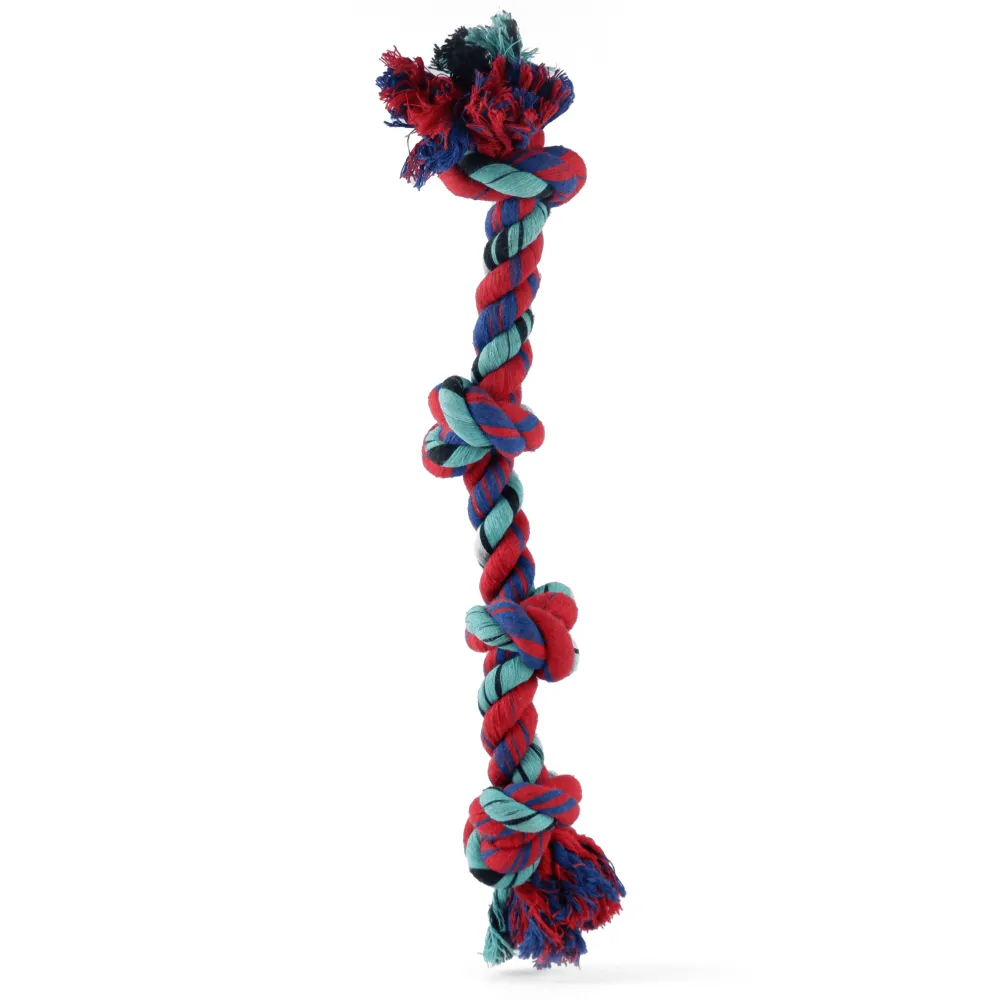 Kiki N Pooch 4 Knot Rope Toy for Dogs