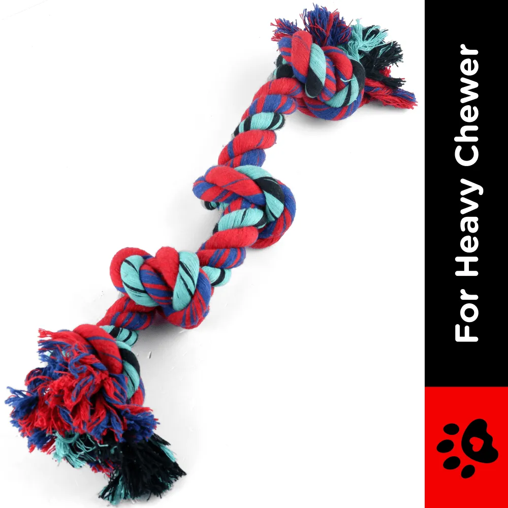 Kiki N Pooch 4 Knot Rope Toy for Dogs