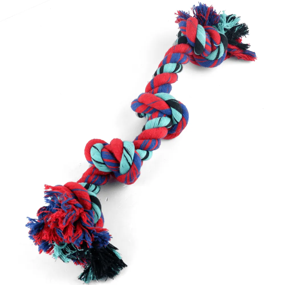 Kiki N Pooch 4 Knot Rope Toy for Dogs