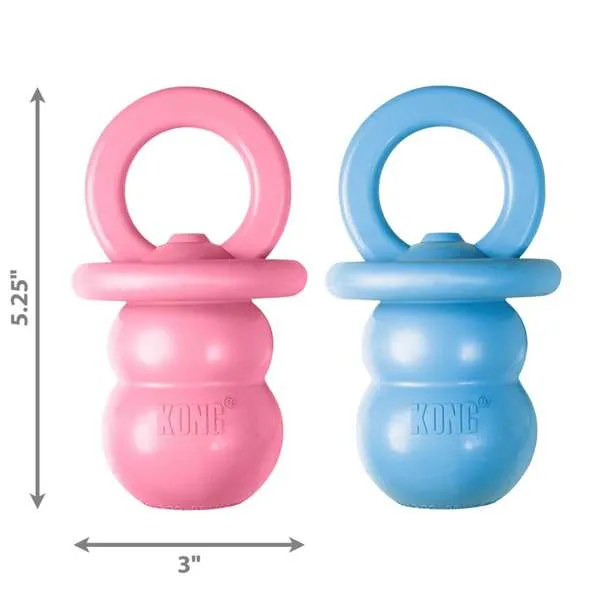 KONG Puppy Binkie Medium Pink / Blue