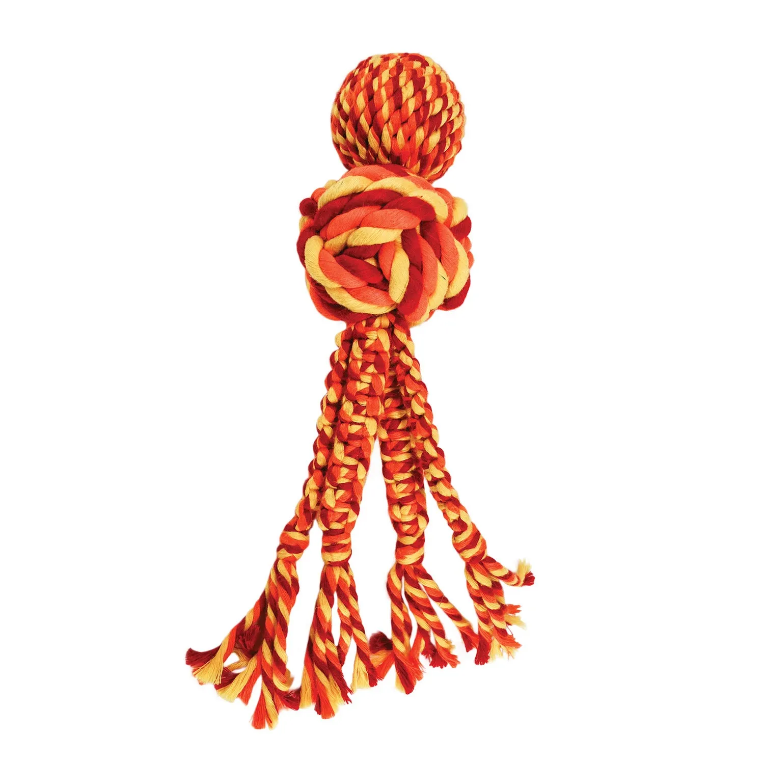 KONG Wubba Weaves with Rope Dog Toy