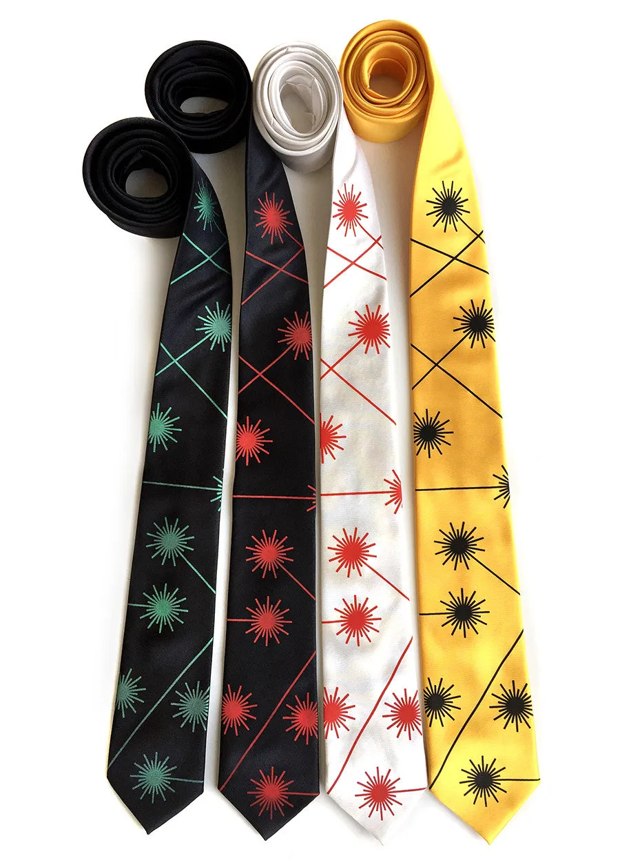 Laser Radiation Warning Necktie