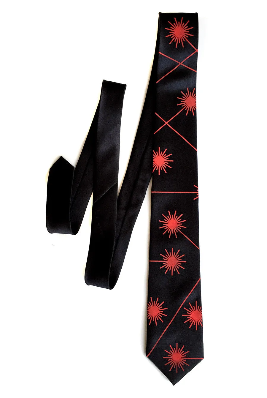 Laser Radiation Warning Necktie