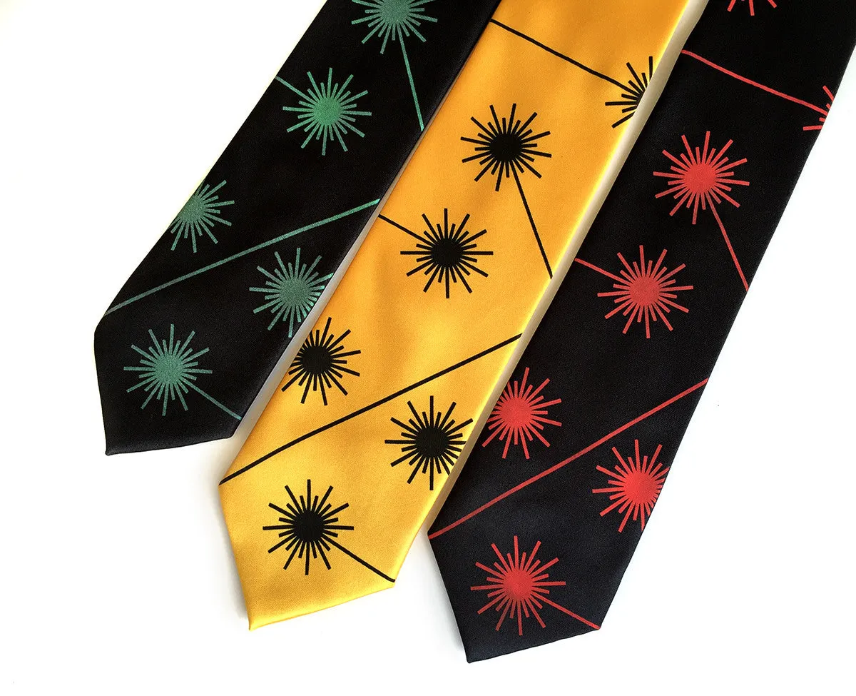 Laser Radiation Warning Necktie