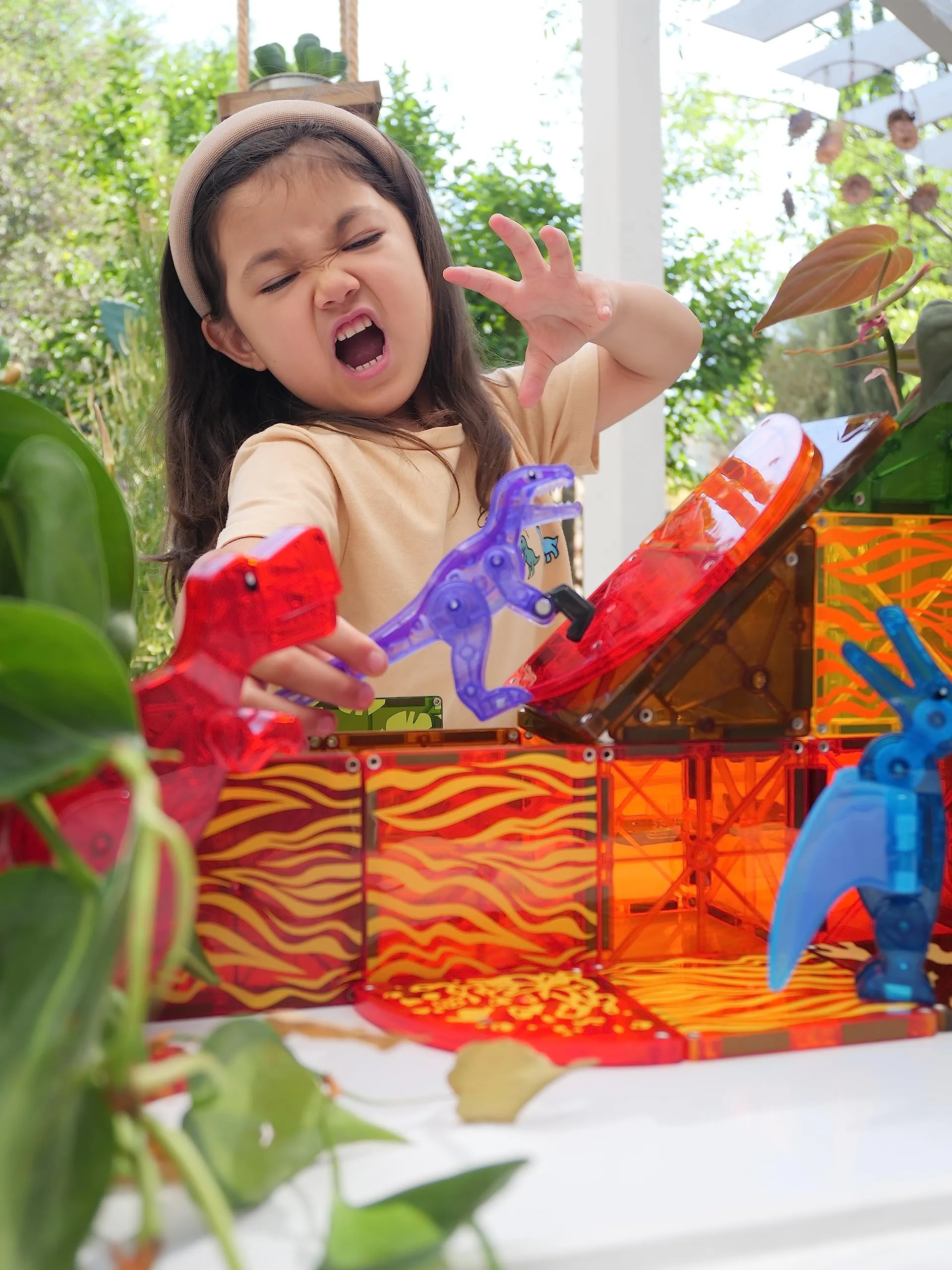 MAGNA-TILES Dino World 40-Piece Set