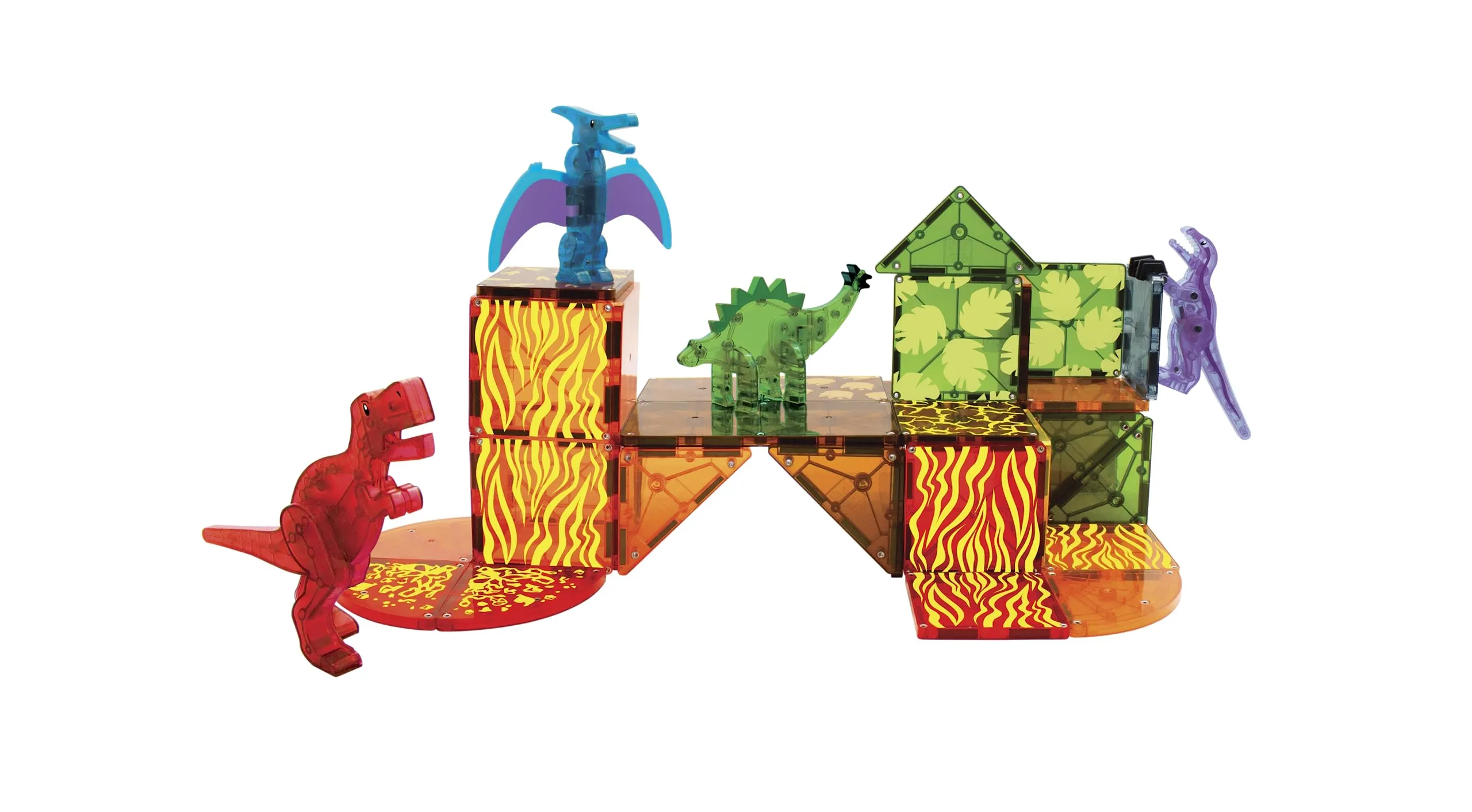 MAGNA-TILES Dino World 40-Piece Set