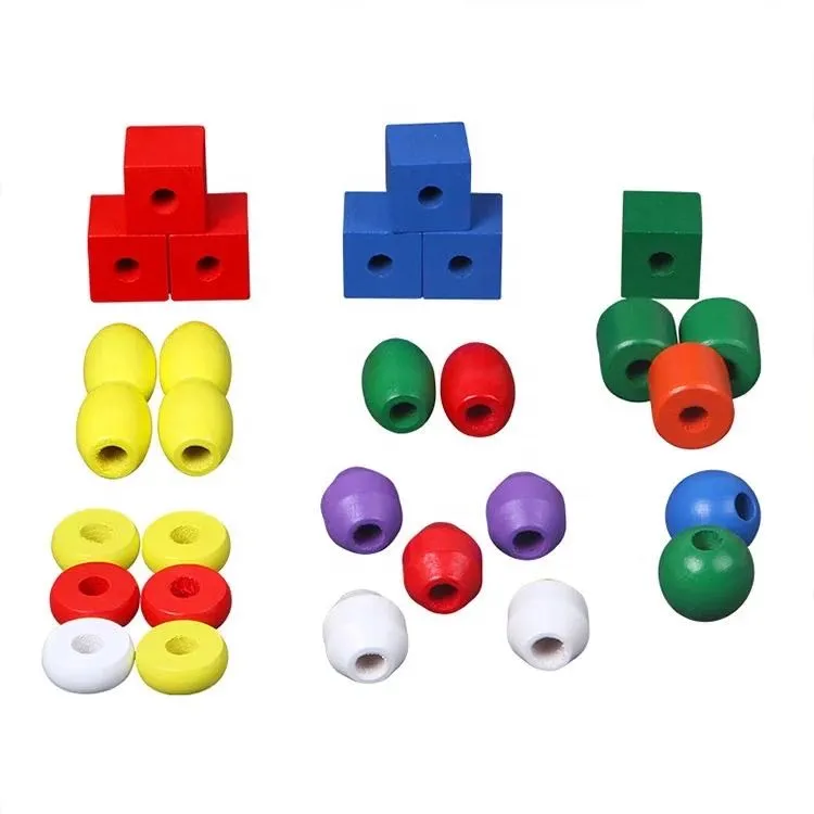 Montessori Wooden Beads Puzzle Box - Montessori Educational Toys