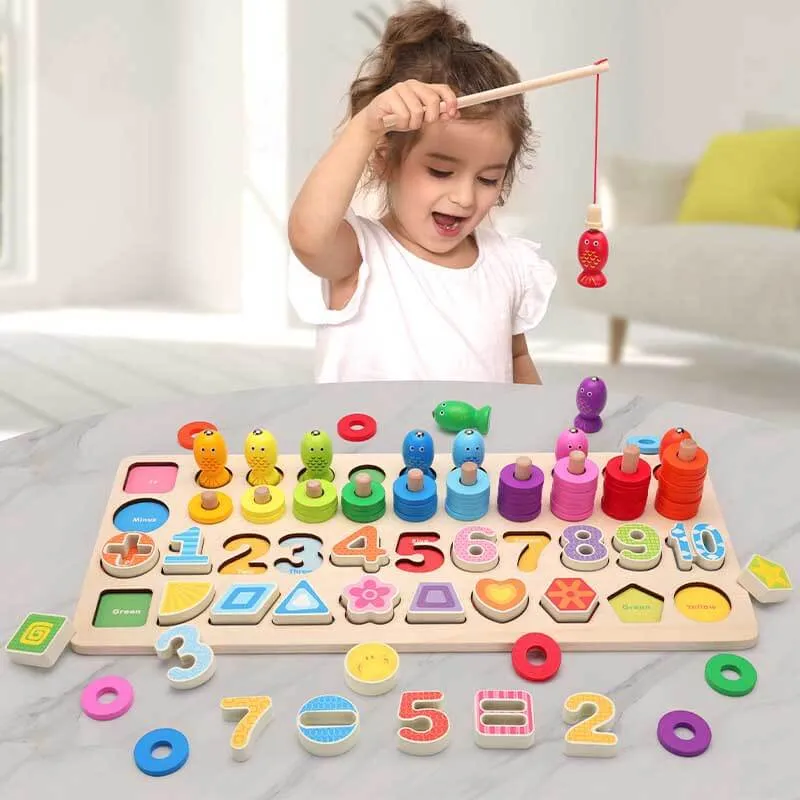 Number Alphabet Fun Fishing Game