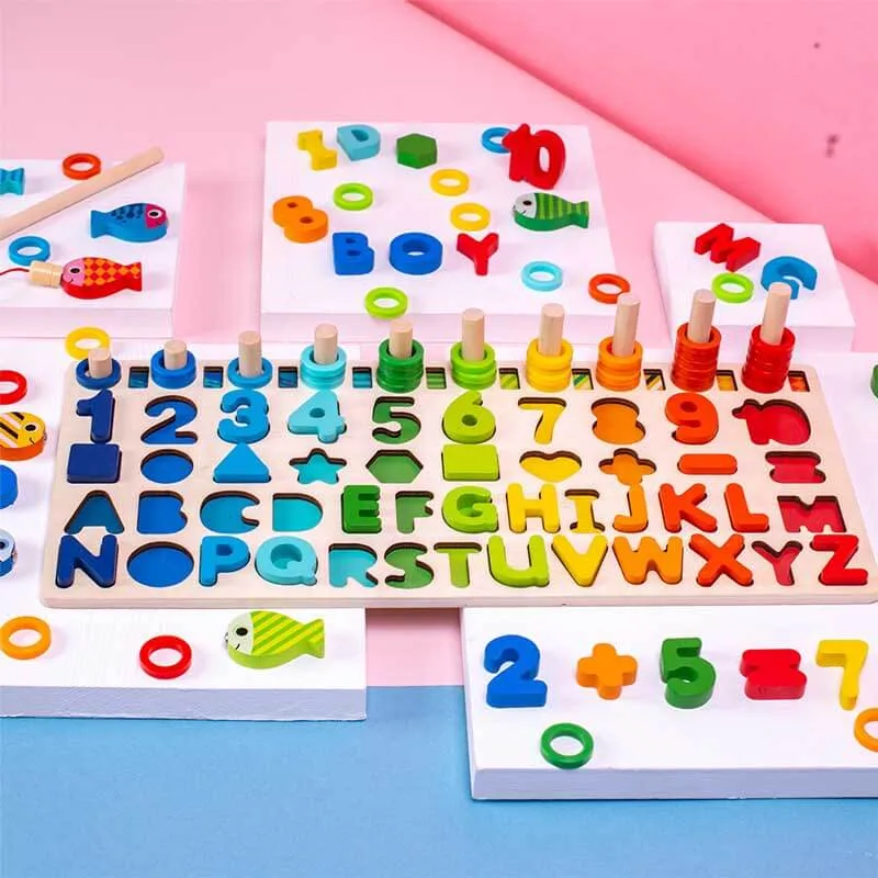 Number Alphabet Fun Fishing Game