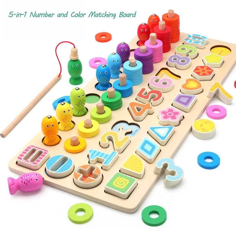 Number Alphabet Fun Fishing Game