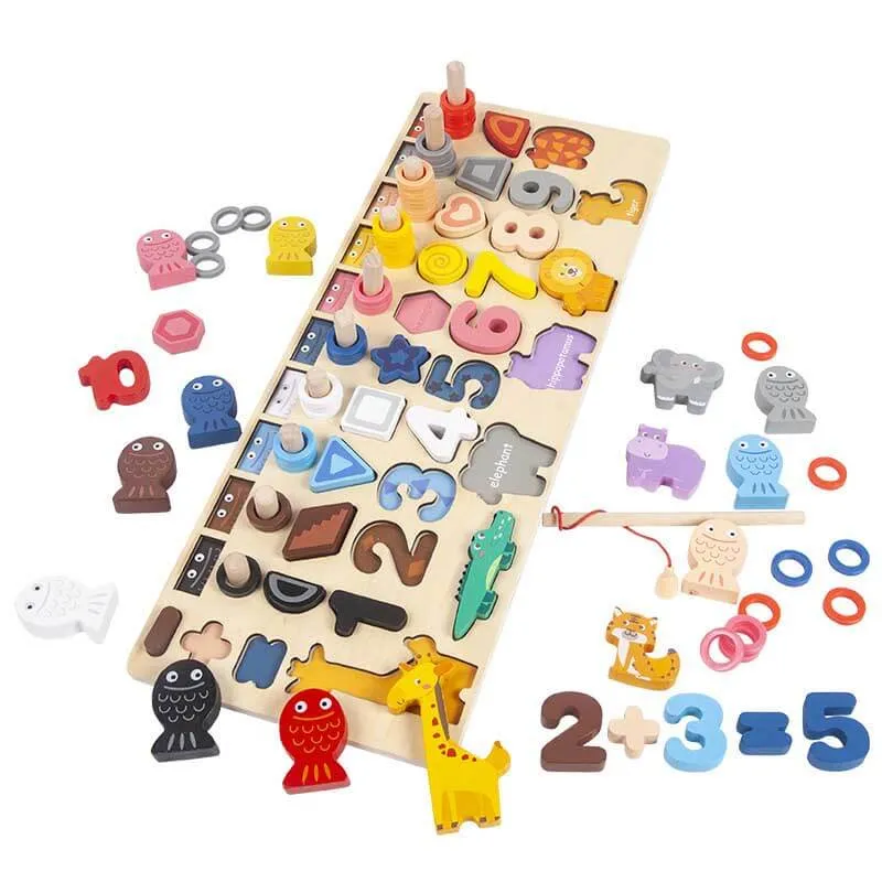 Number Alphabet Fun Fishing Game