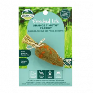 Oxbow Orange Timothy Carrot Small Pet Treat