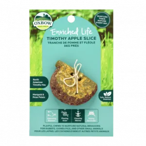 Oxbow Timothy Apple Slic Small Pet Treats