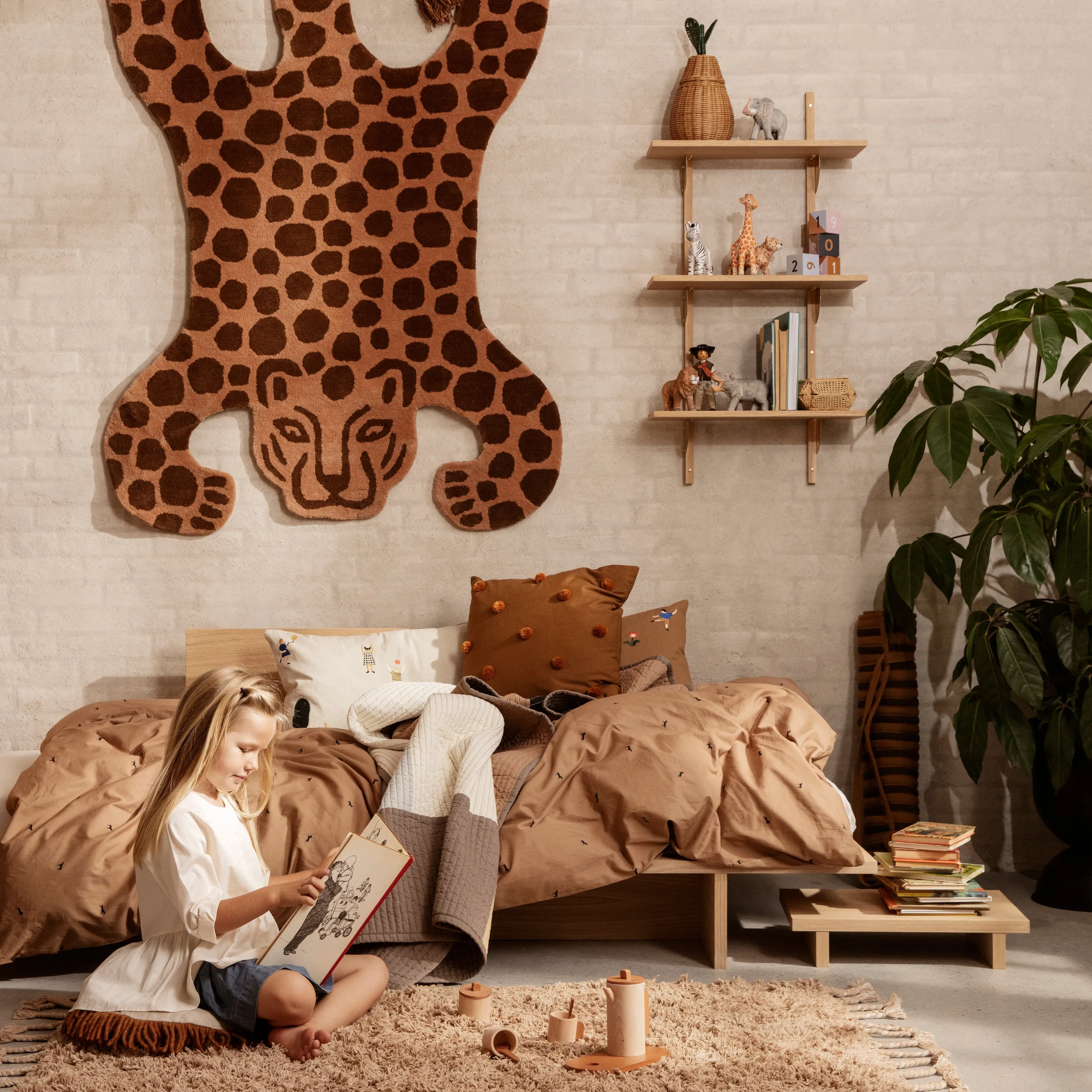 Safari Tufted Rug Leopard