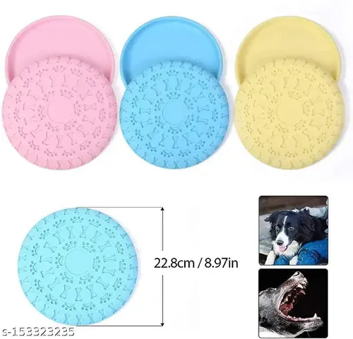 Silicone Flying Disc for Dogs - Durable, Soft, and Fun Fetch Toy