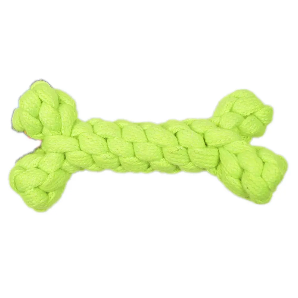 Skatrs 3 Bone Shaped, Knotted Ball with Handle and Ball Shaped Rope Chew Toy for Dogs and Cats Combo