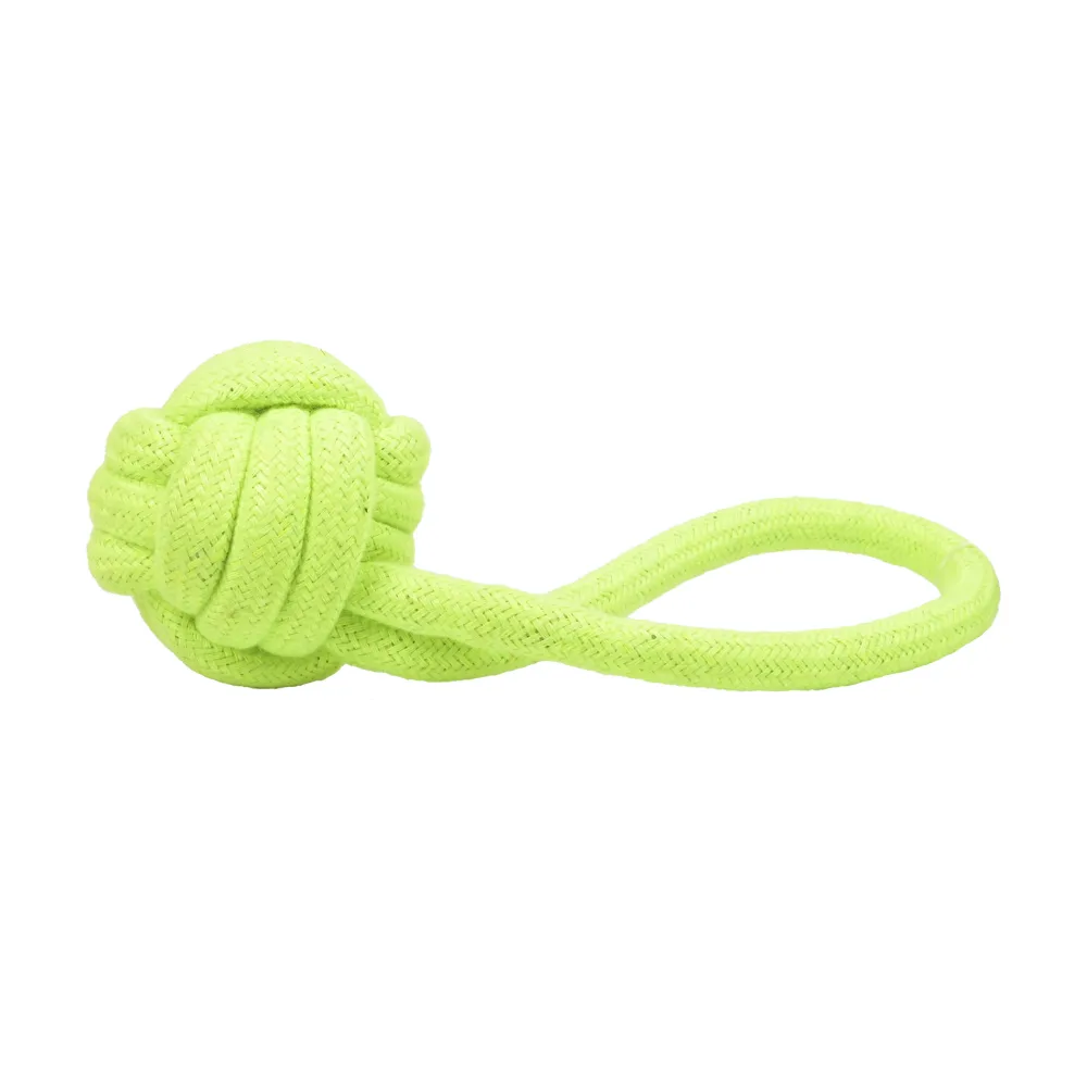 Skatrs Bone, Ball, Knotted Ball 3 in 1 Rope Chew Toy Combo for Dogs and Cats