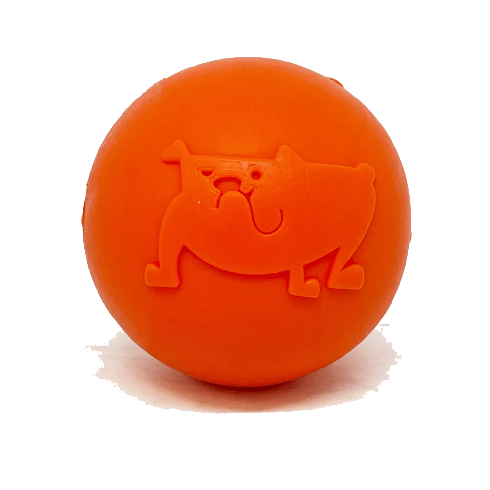 Smile Ball Ultra Durable Synthetic Rubber Chew Toy & Floating Retrieving Toy