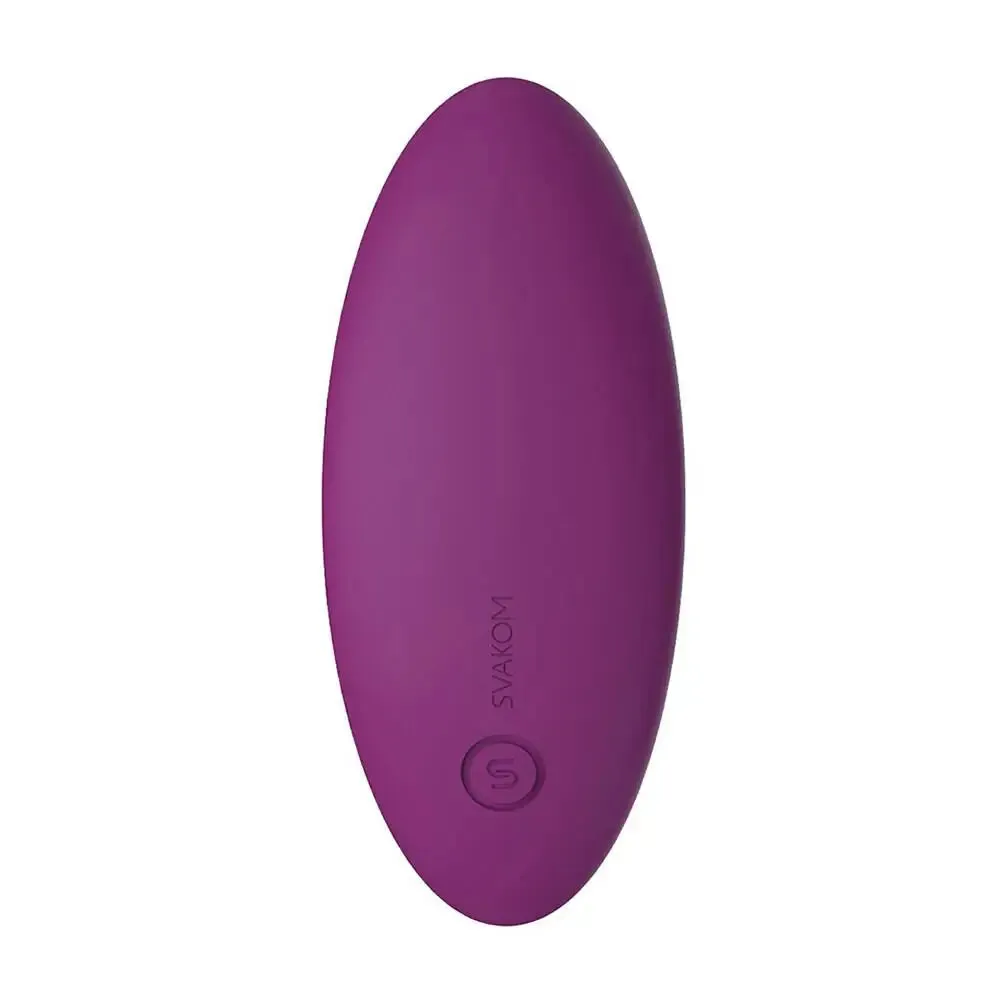 Svakom Silicone Purple App Controlled Rechargeable Clitoral Stimulator