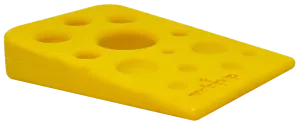 Swiss Cheese Wedge eChew Durable Nylon Dog Chew Toy